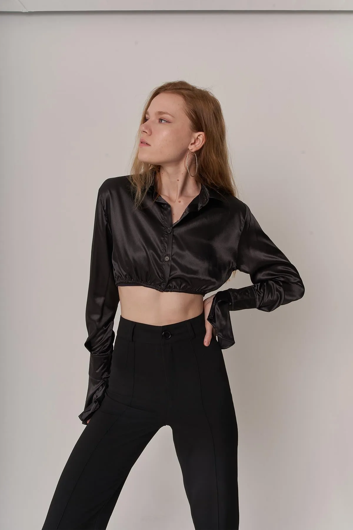HLLY Women Good Pants Black - Romny