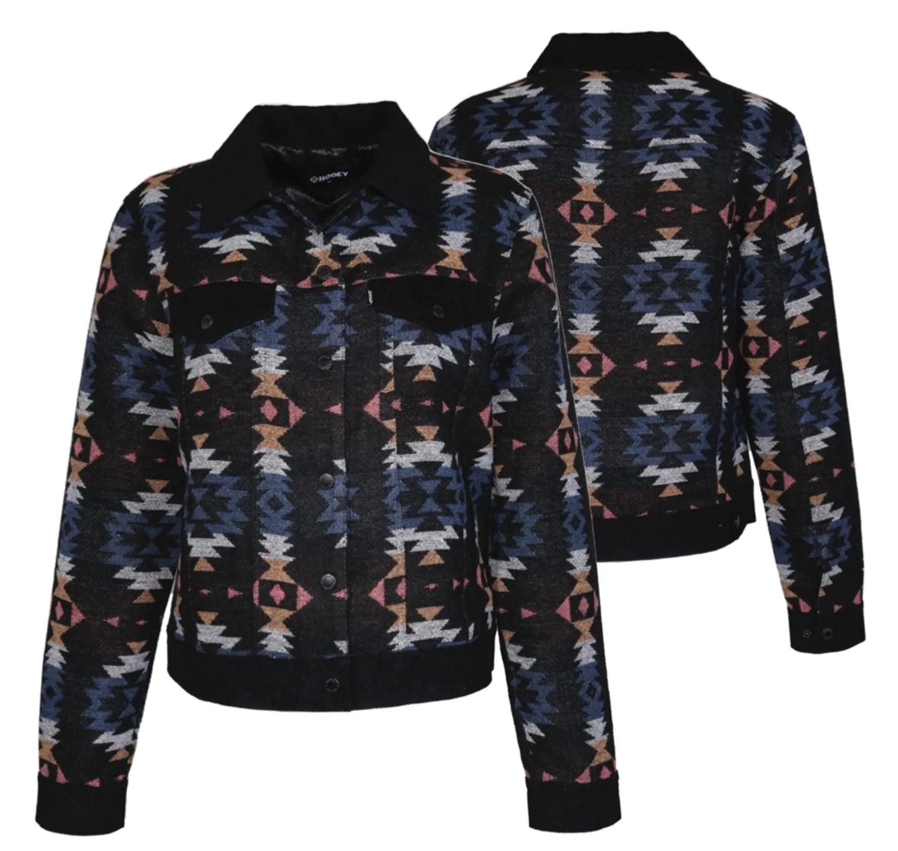 Hooey Black Jacket w/Aztec
