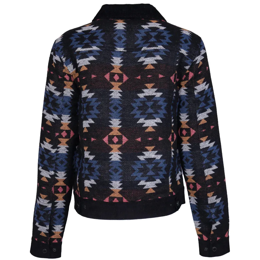 Hooey Black Jacket w/Aztec