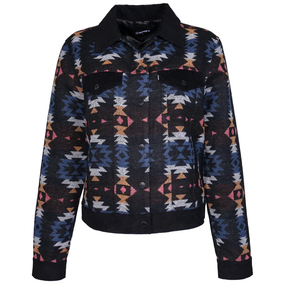 Hooey Black Jacket w/Aztec