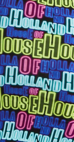 House of Holland Printed Multicolour Maxi Dress With Cut Out Details