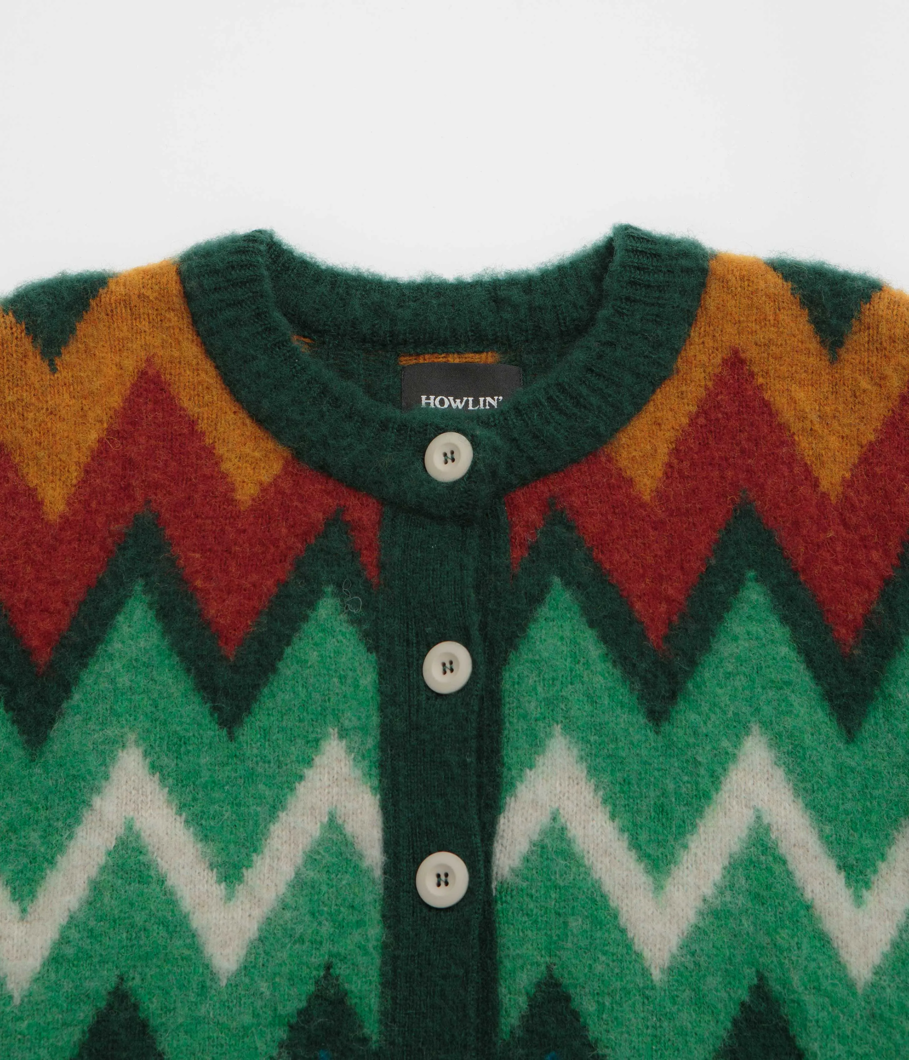 Howlin' Womens Frozen Laughter Cardigan - Forest
