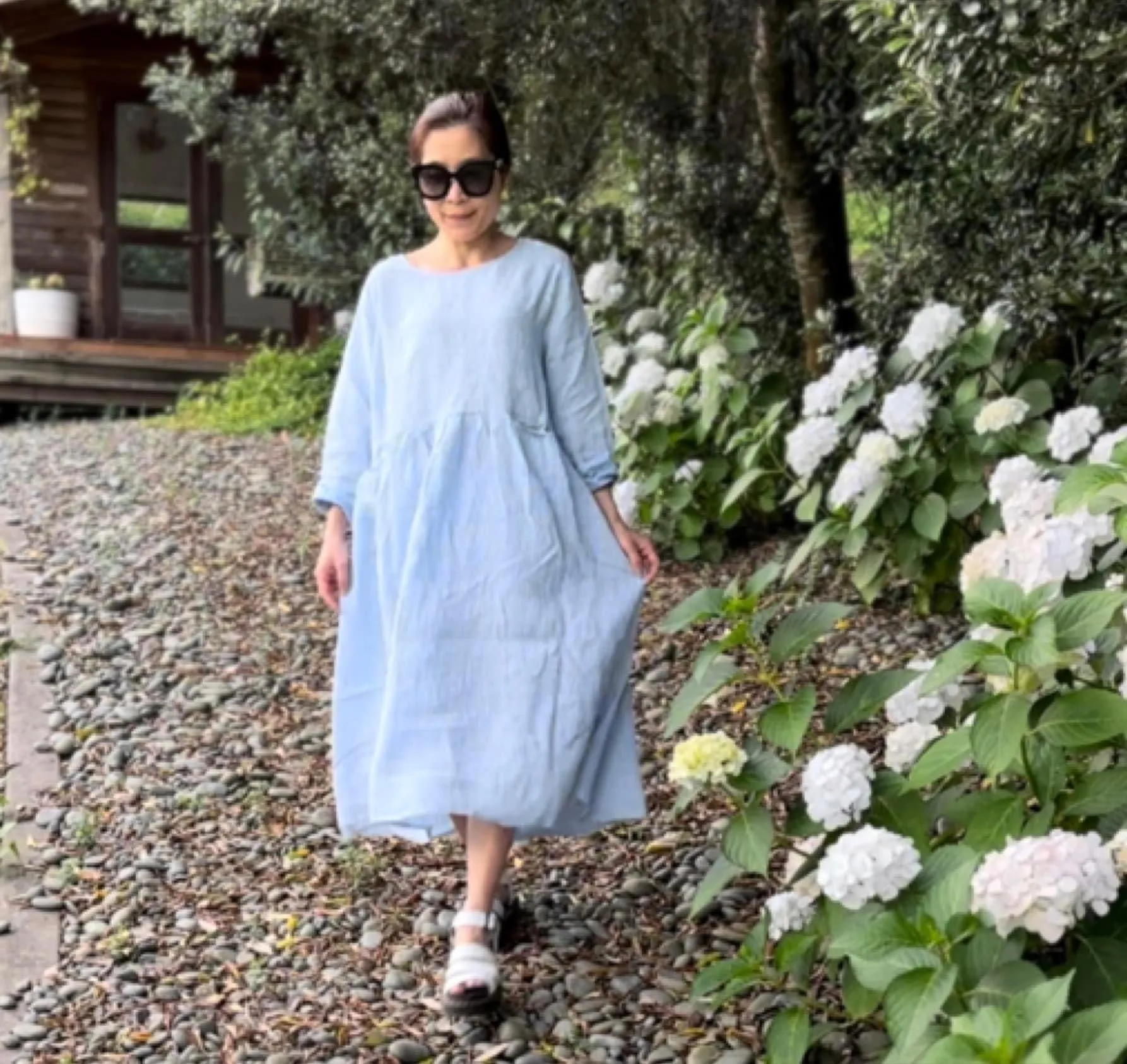 Italian Province Stephanie Check Dress