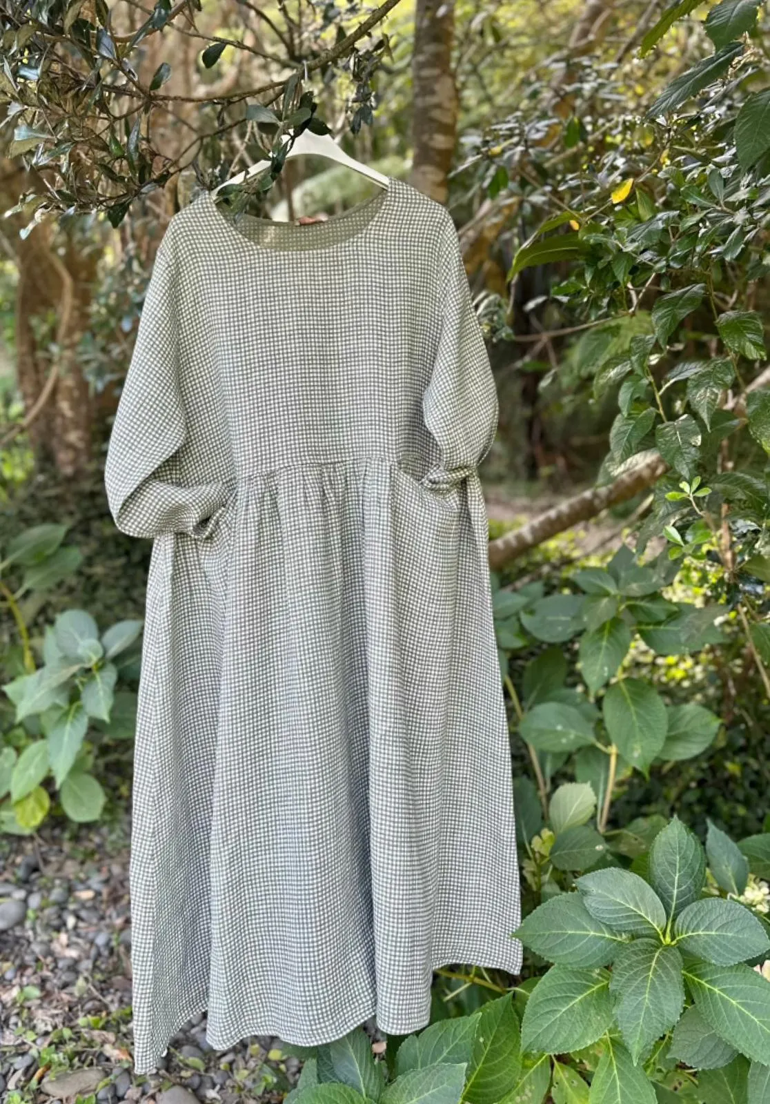 Italian Province Stephanie Check Dress