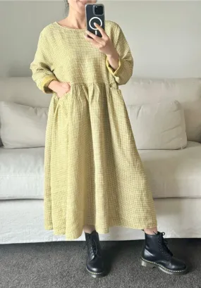Italian Province Stephanie Check Dress