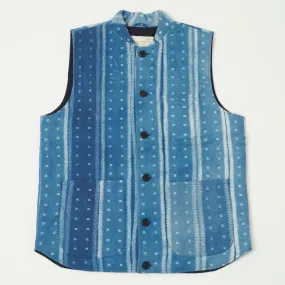Kardo Leo Quilted Vest - Indigo