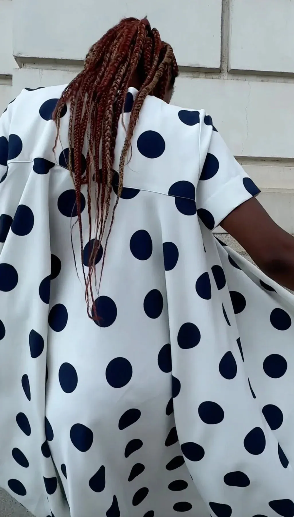 KOSARA Polka Dots Summer Dress