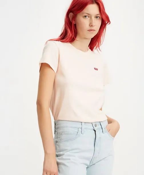 Levi's T-shirt manica corta da donna  W Little Logo 39185-0209 rose