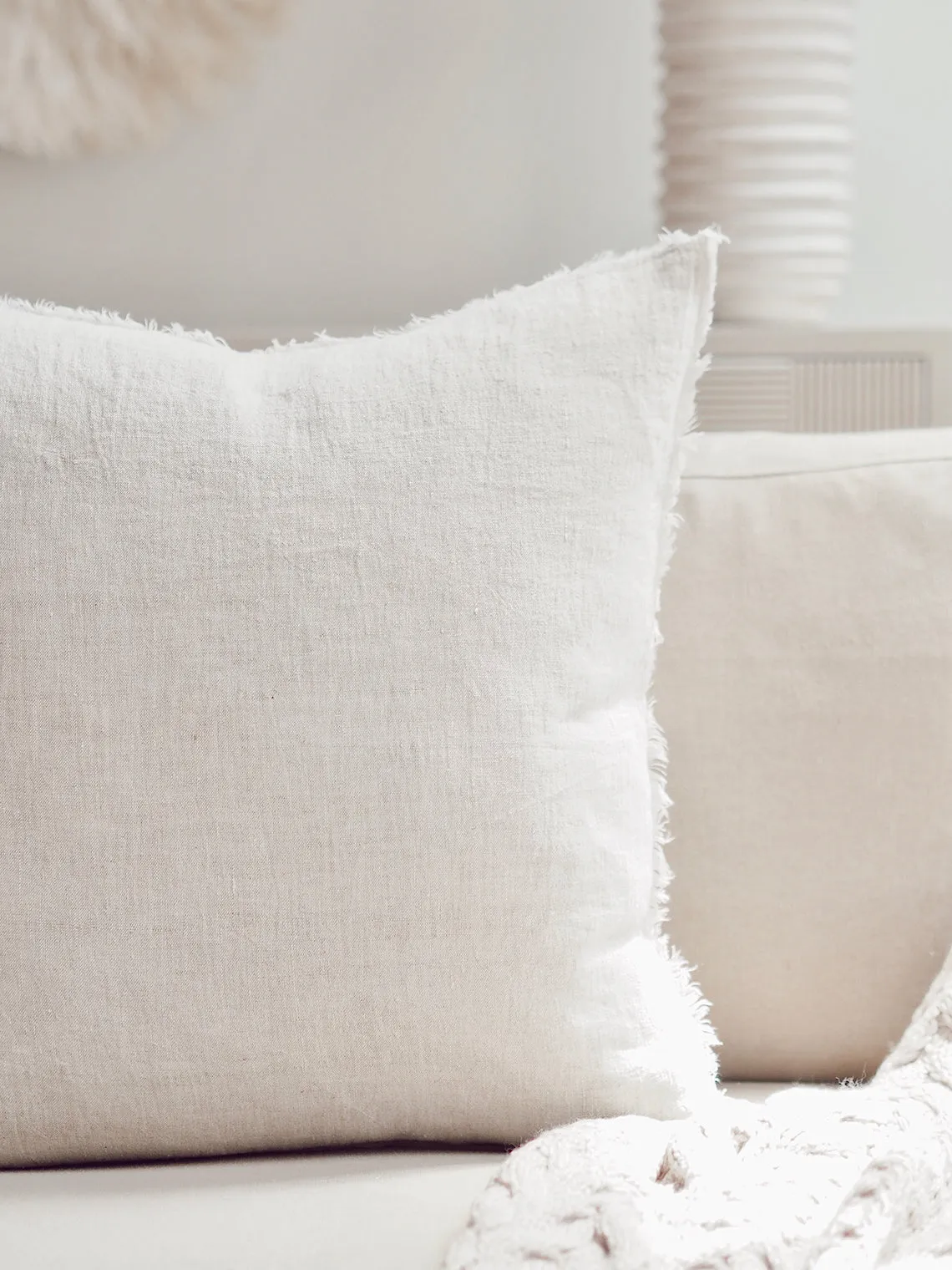 Lina Chambray Pillow | 24x24