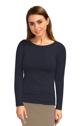 Long Sleeve Layering Tee 1223 in Dark Navy