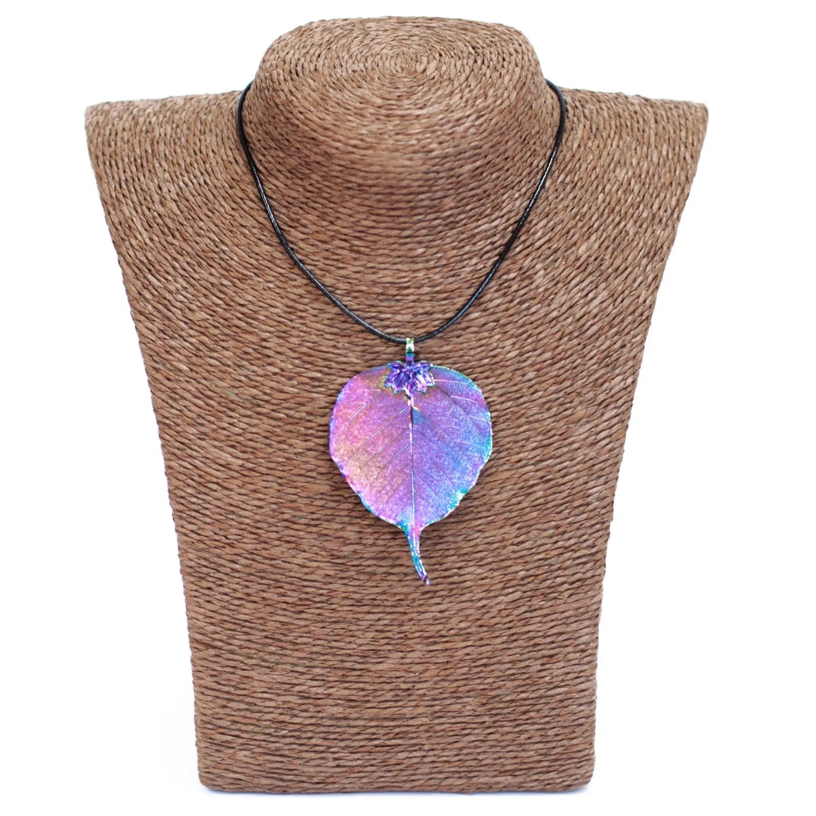 Lotus Leaf Necklace - Multi-Coloured