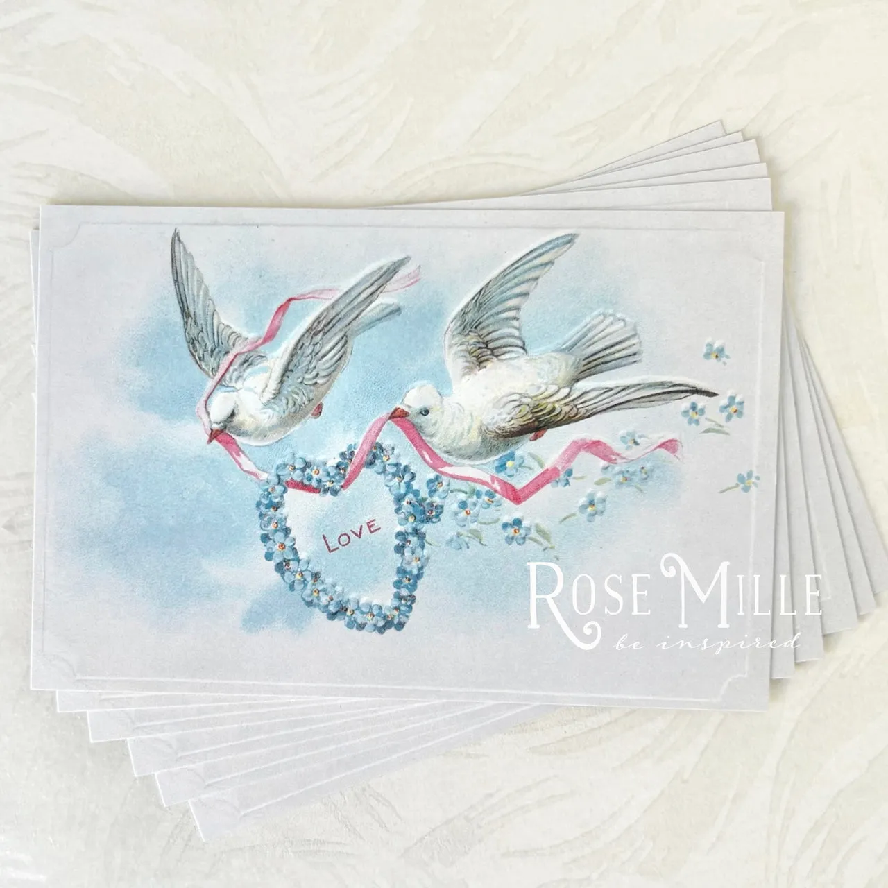 Love Birds - Layering PostCards