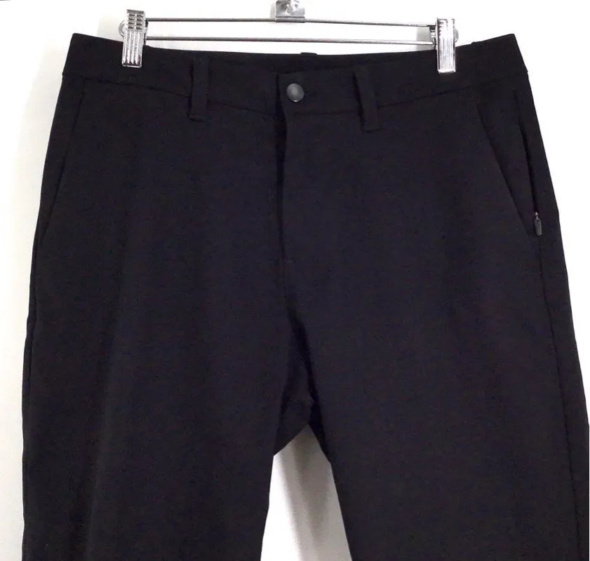 Lululemon Men's Black Straight Leg Chino Pants - Size 30