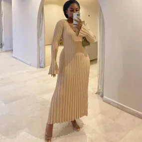 Maxi dress for the winter