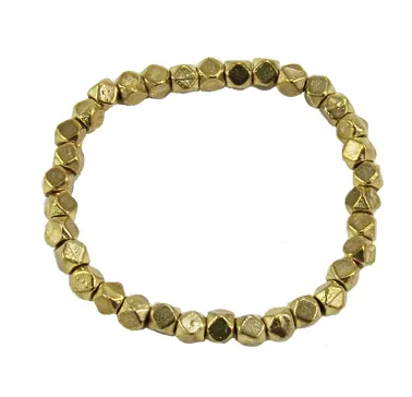 Metallic Layering Beaded Bracelet
