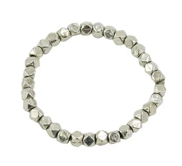 Metallic Layering Beaded Bracelet