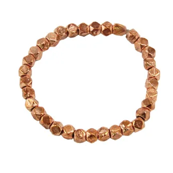 Metallic Layering Beaded Bracelet