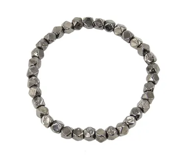 Metallic Layering Beaded Bracelet