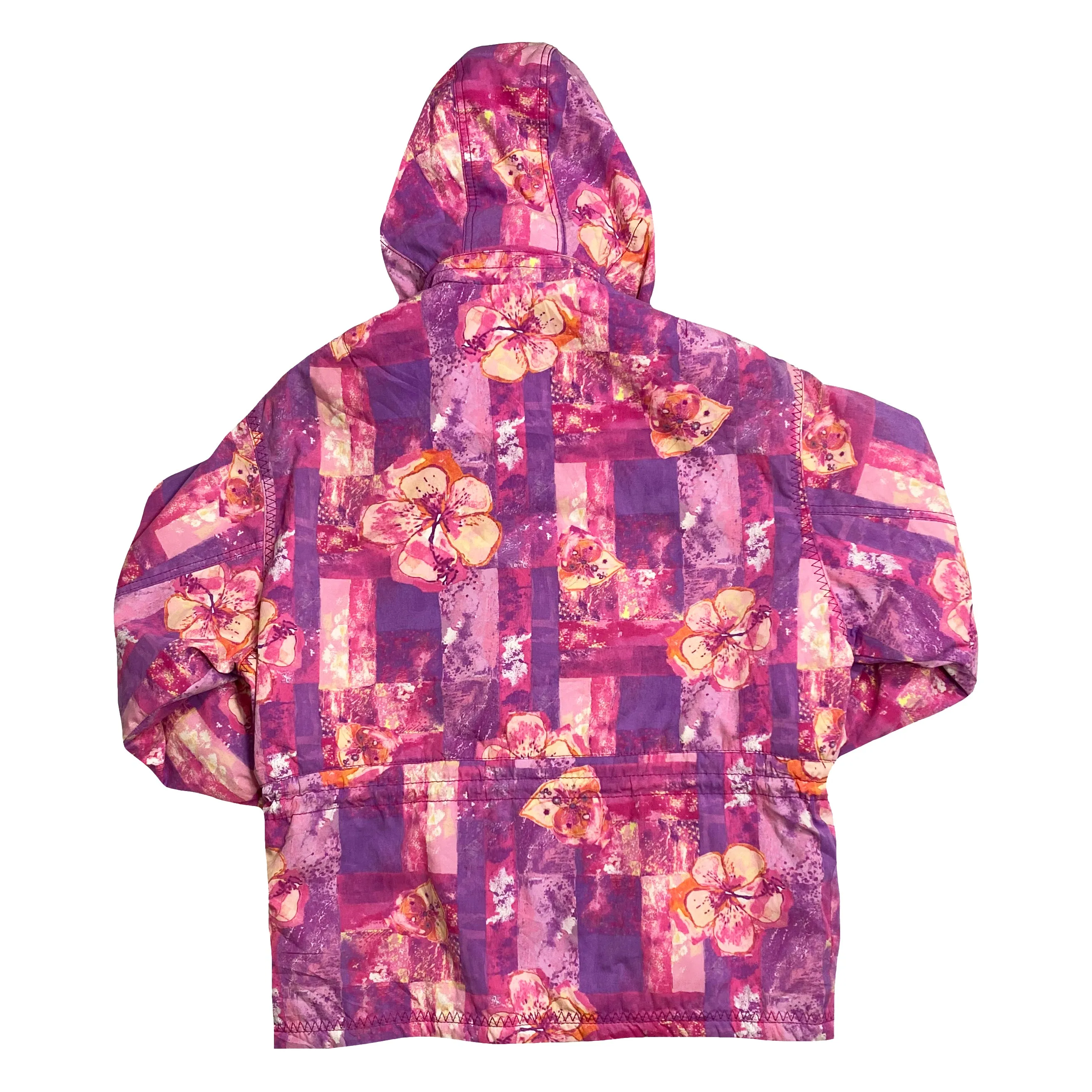 MISS PHEMISE Floral Heart Crazy Pattern Ski Jacket