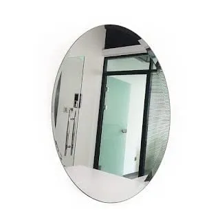 NAKODA FASHION Flexible Mirror Sheets Self-Adhesive Plastic Mirror Tiles Non-Glass Mirror Stickers for Home Decoration-30 * 45