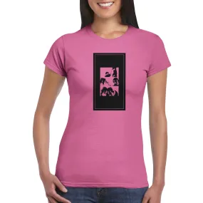 Naruto Kvinde T-shirt - Naruto Artwork 1 Stripe - Classic Kvinde Crewneck T-shirt