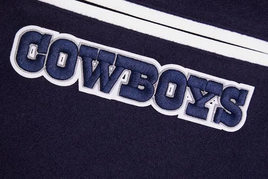 NFL DALLAS COWBOYS RIBBED WOOL VARSITY JACKET | NFL LEATHER JACKET
