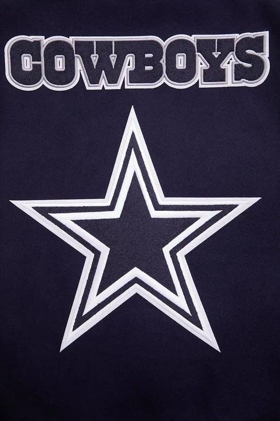 NFL DALLAS COWBOYS RIBBED WOOL VARSITY JACKET | NFL LEATHER JACKET
