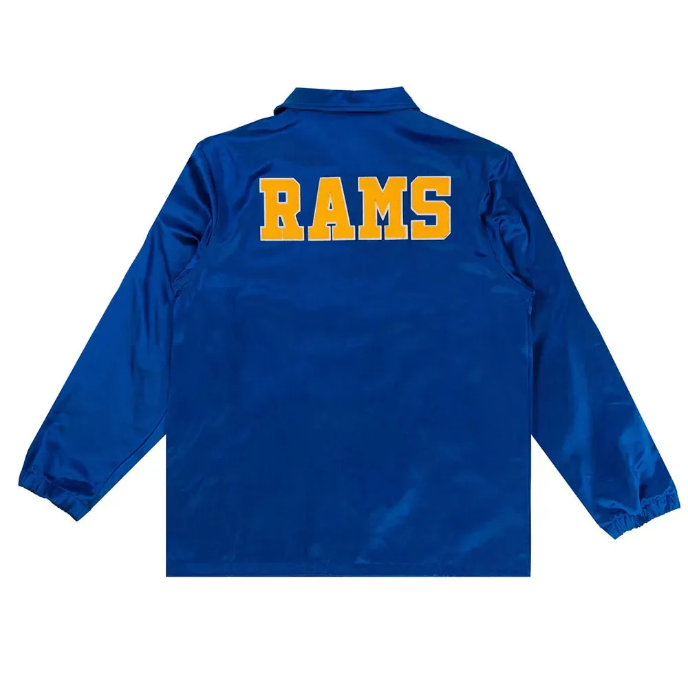 NFL LA Rams Royal Satin Windbreaker For Men and Women