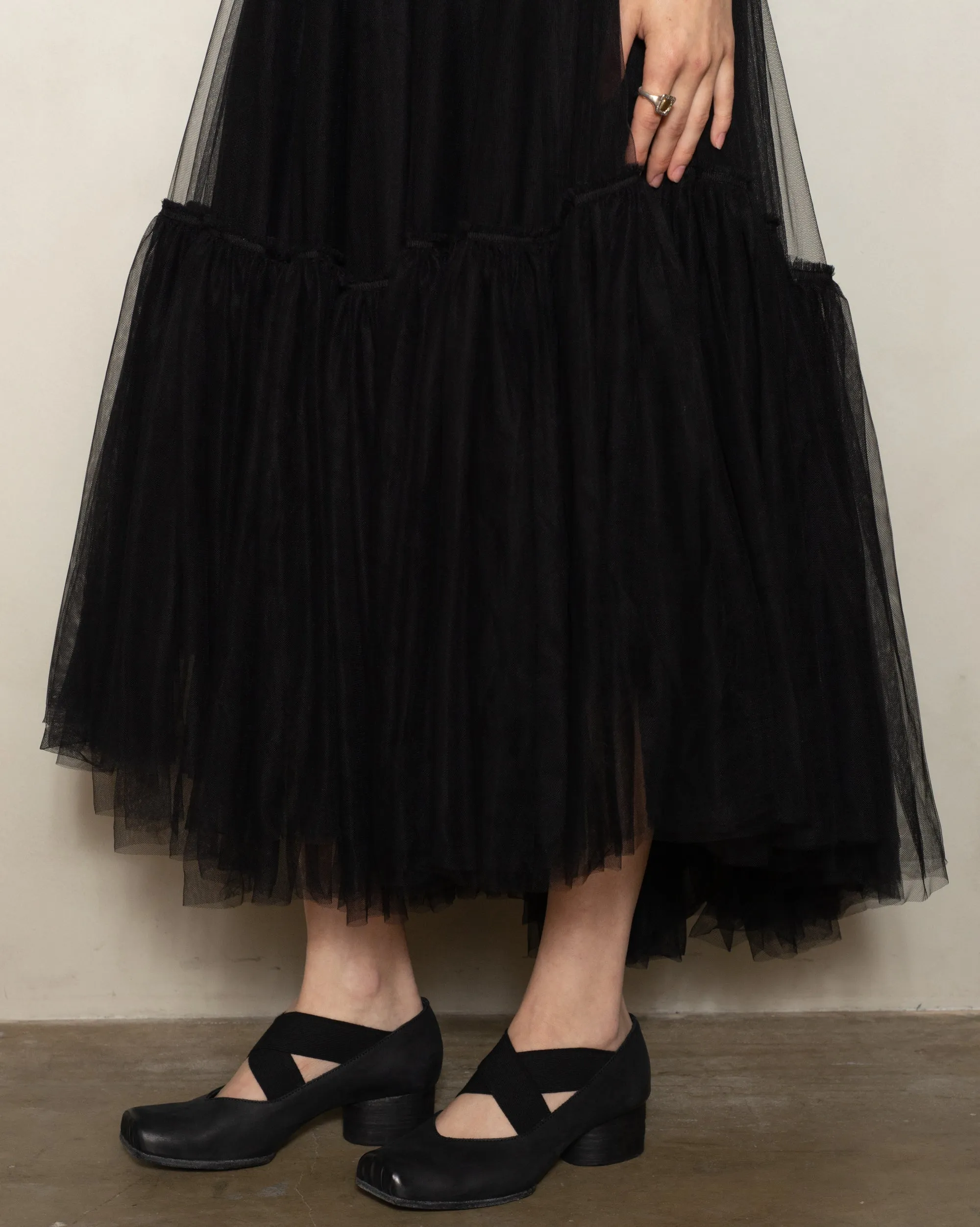 Noir Tulle Skirt