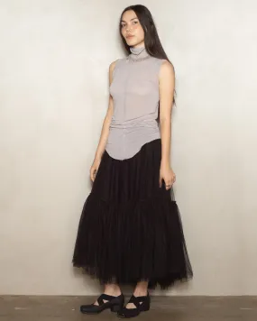 Noir Tulle Skirt