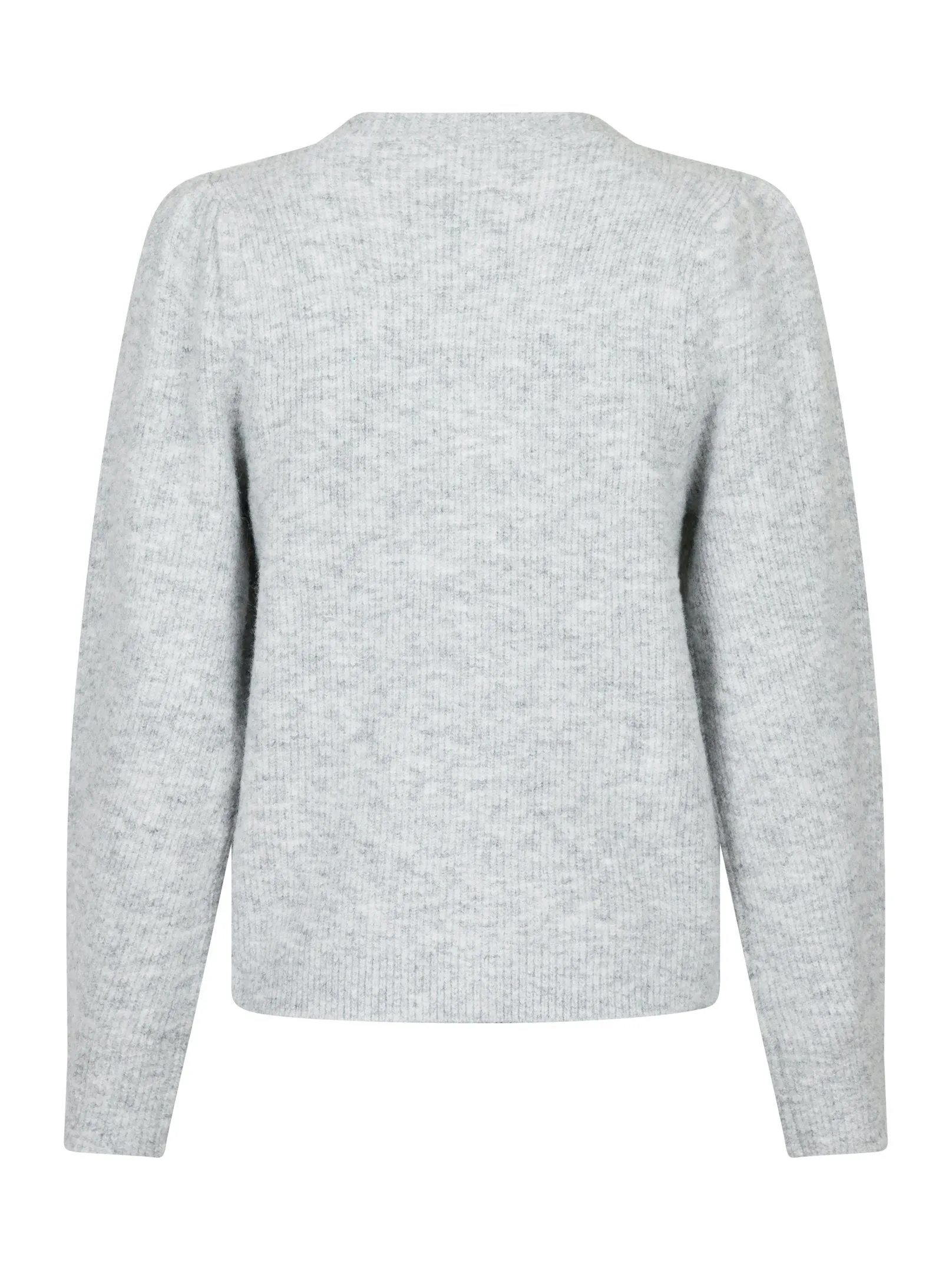 Nuna Knit Cardigan - Light Grey Melange