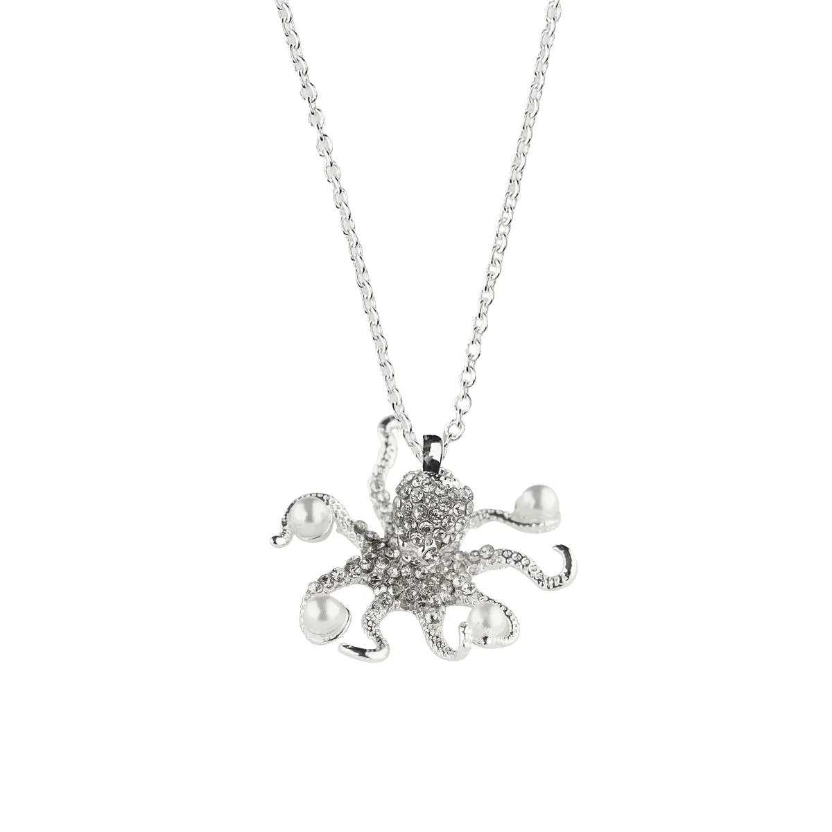 Octopus Pave Pendant