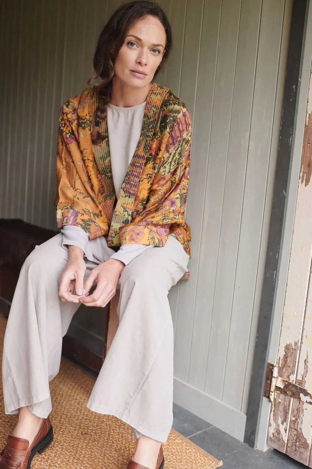 One Hundred Stars Printed Kimono