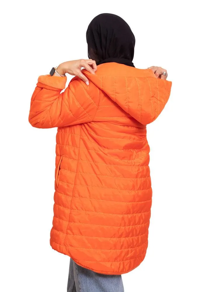 Orange L-Double Face Jacket