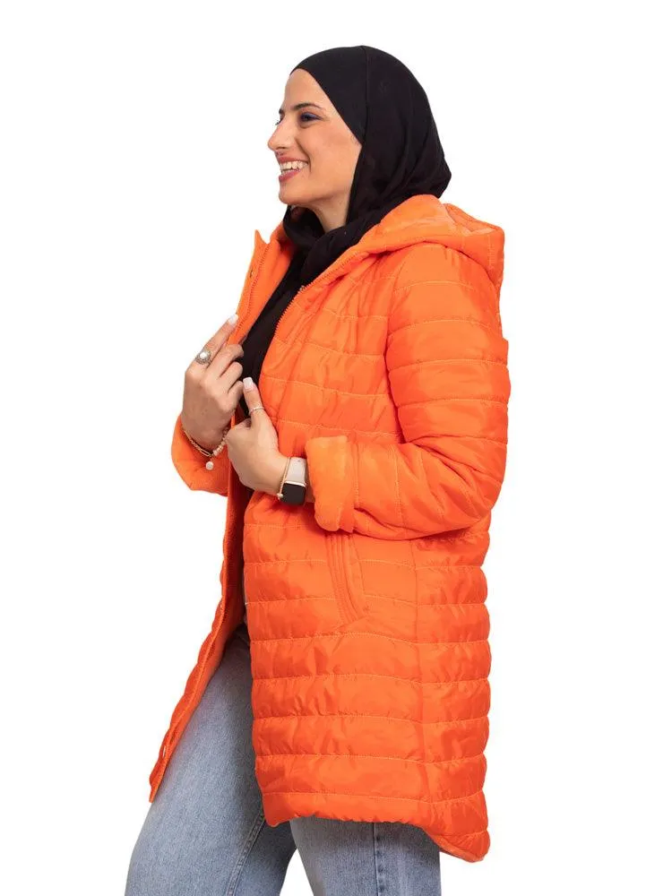 Orange L-Double Face Jacket