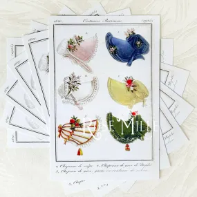 Paris Bonnets - Layering PostCards