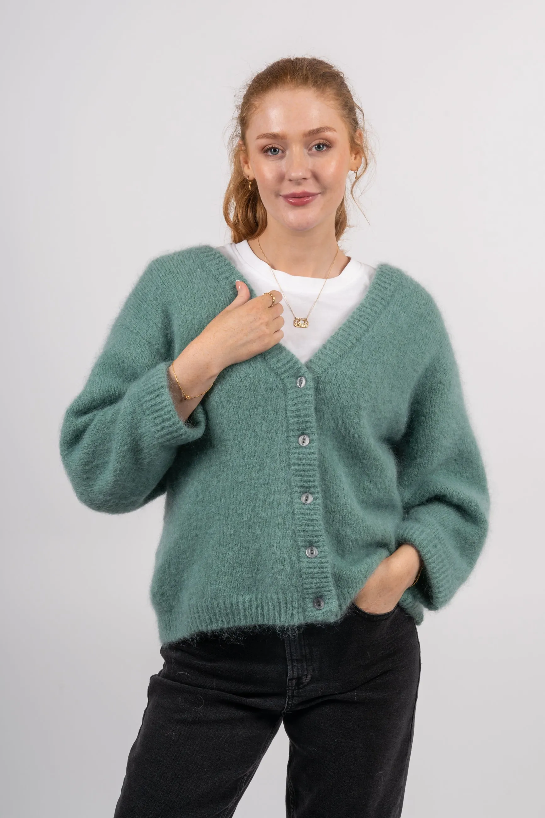 Pinobery Cardigan - Aloe Vera
