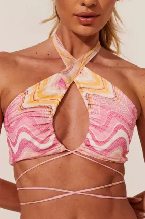 Printed Cropped Top