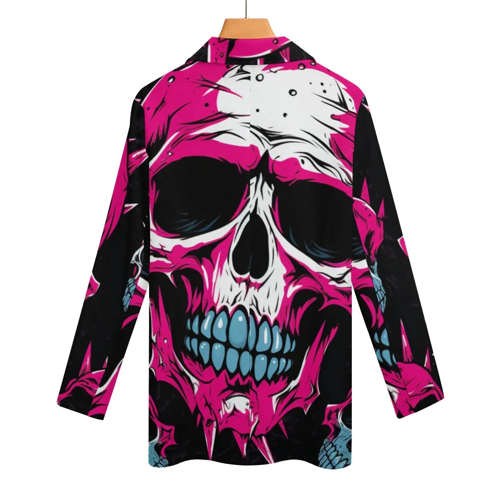 Punk Skull Casual Suit Jacket