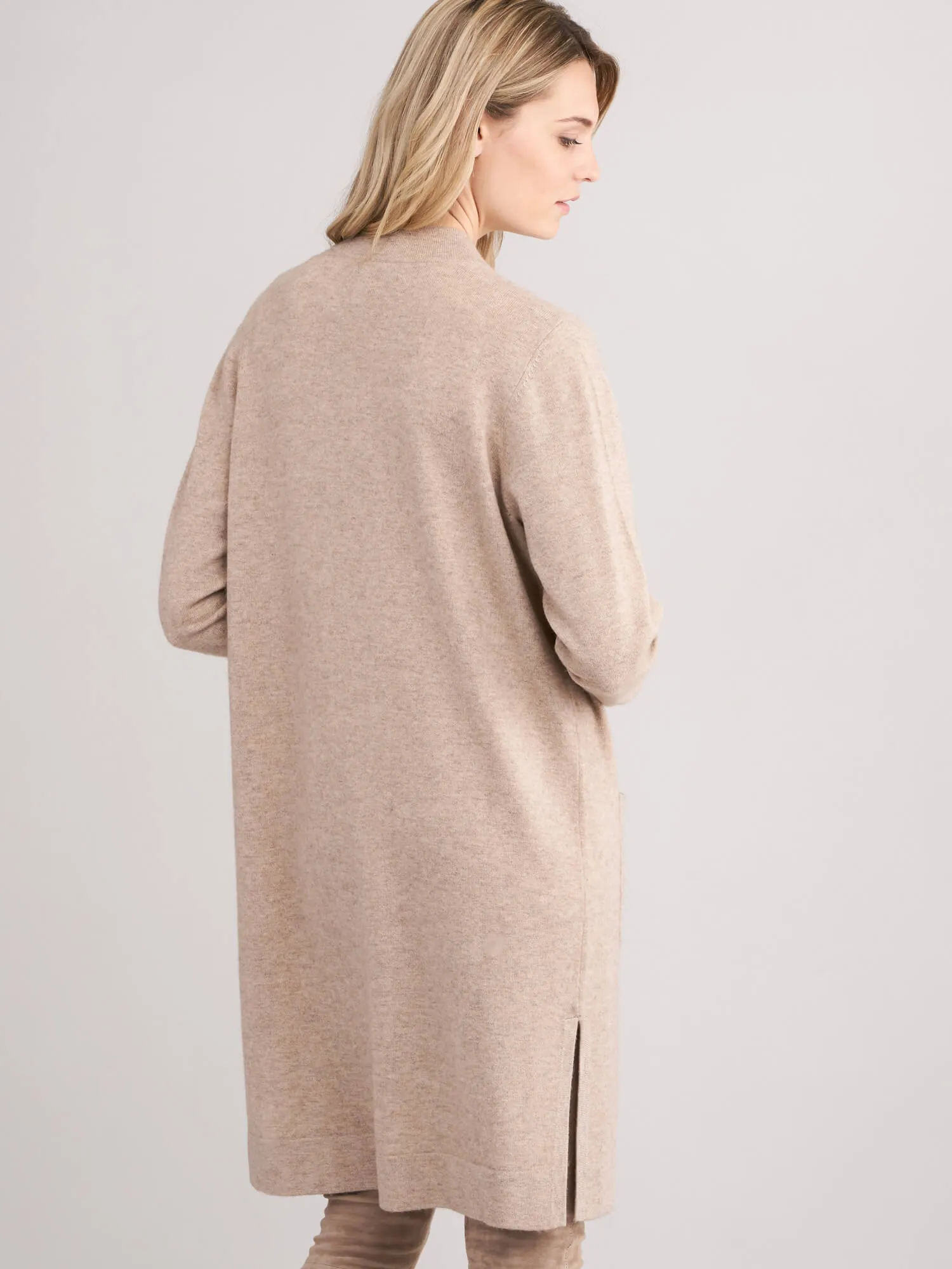 Relaxed Cashmere Cardigan With Belt