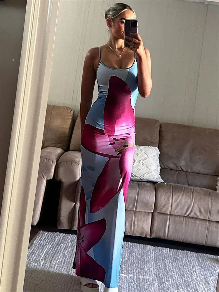 Resort Floral Maxi Dress