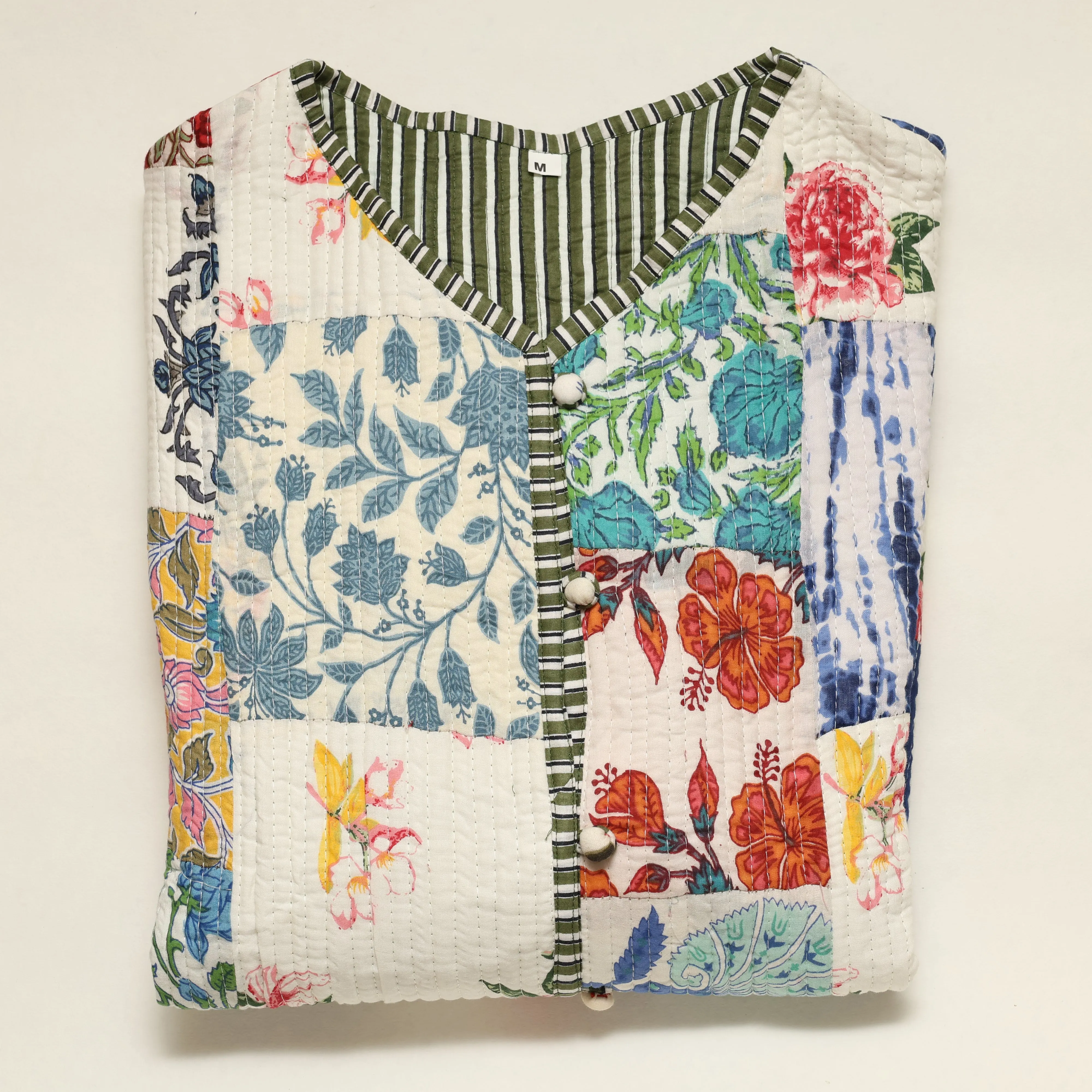 Reversible Quilted Jacket - White