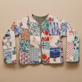 Reversible Quilted Jacket - White