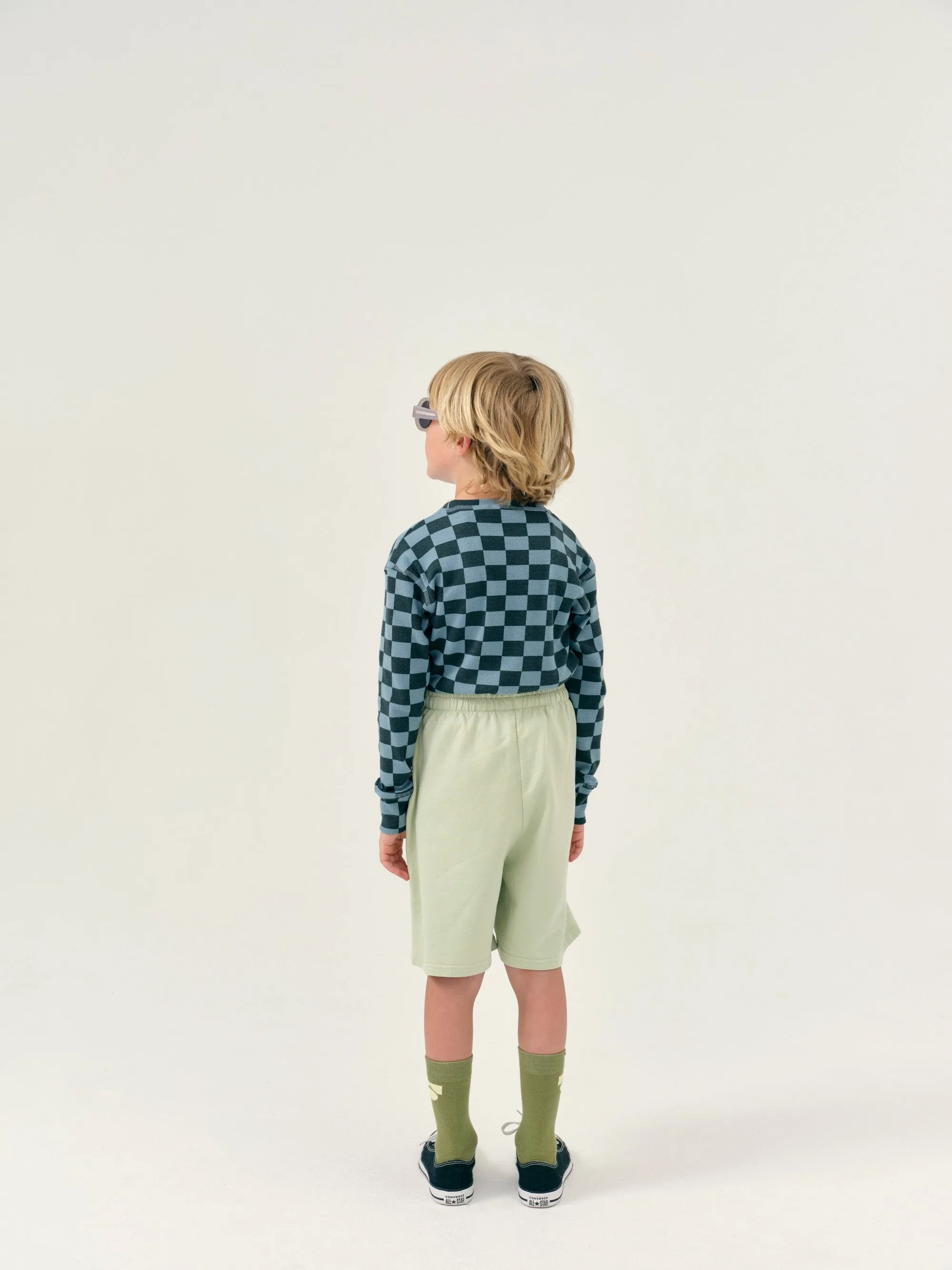 Rib Top - Stone Blue