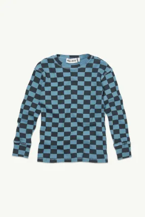 Rib Top - Stone Blue