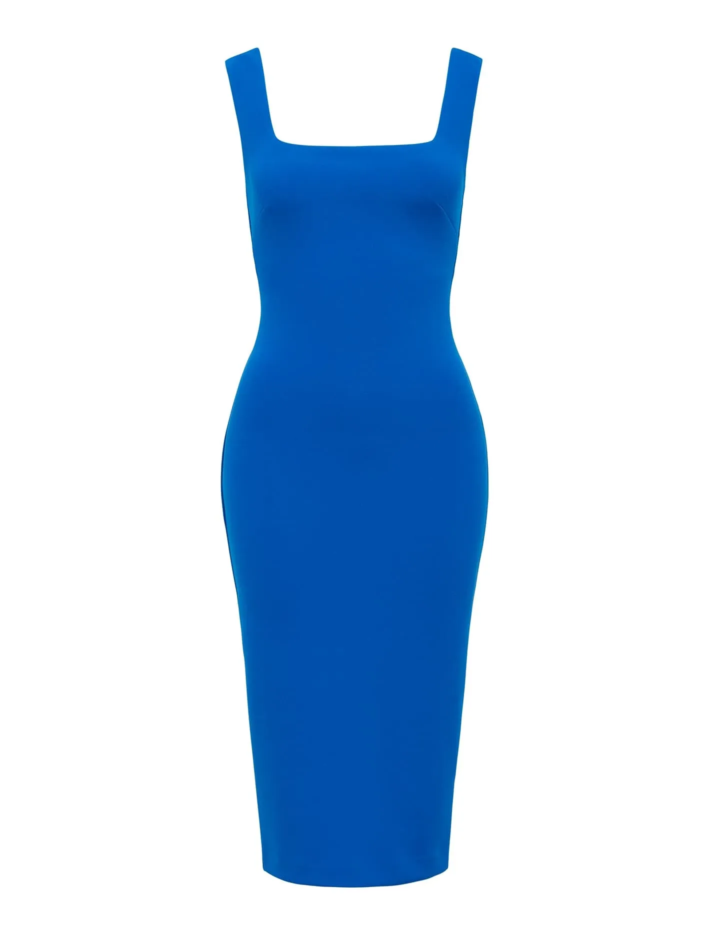 Rita Petite Square Neck Bodycon Midi Dress
