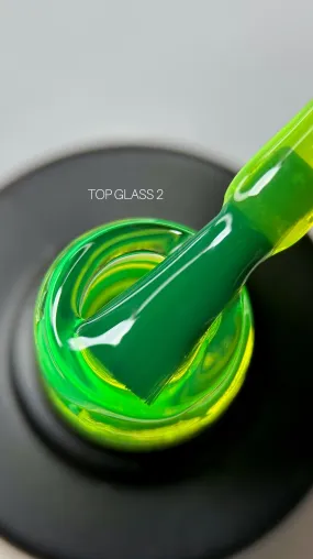 SAGA Top Lime green glass 9 ml 2