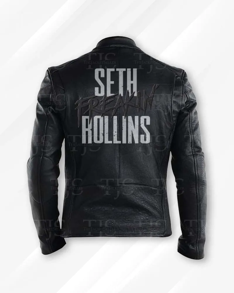Seth Rollins Leather Jacket