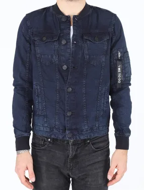 Sidiou Group Men Buttoned Denim Jacket