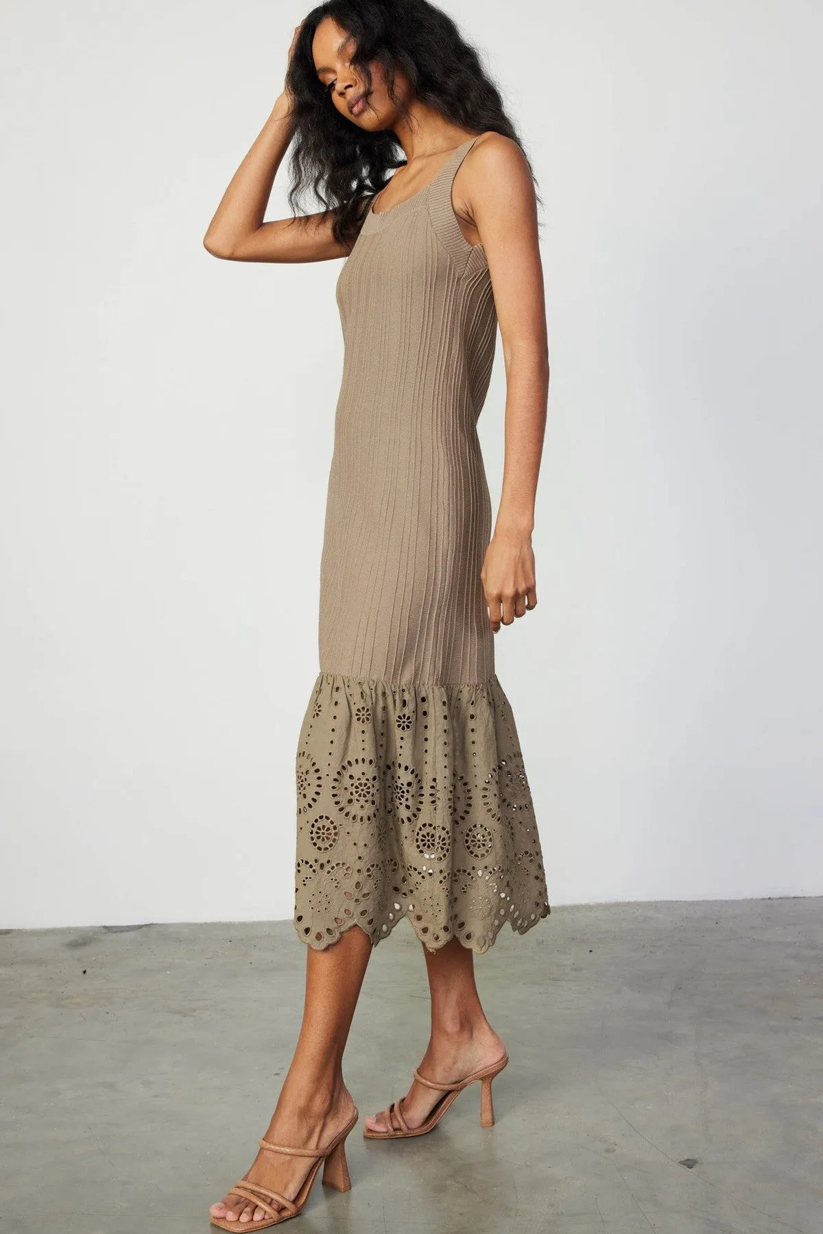 Simple Statement Sweater Midi Dress